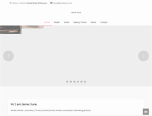 Tablet Screenshot of jameijune.com